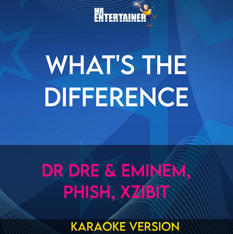 What's The Difference - Dr Dre & Eminem, Phish, Xzibit (Karaoke Version) from Mr Entertainer Karaoke