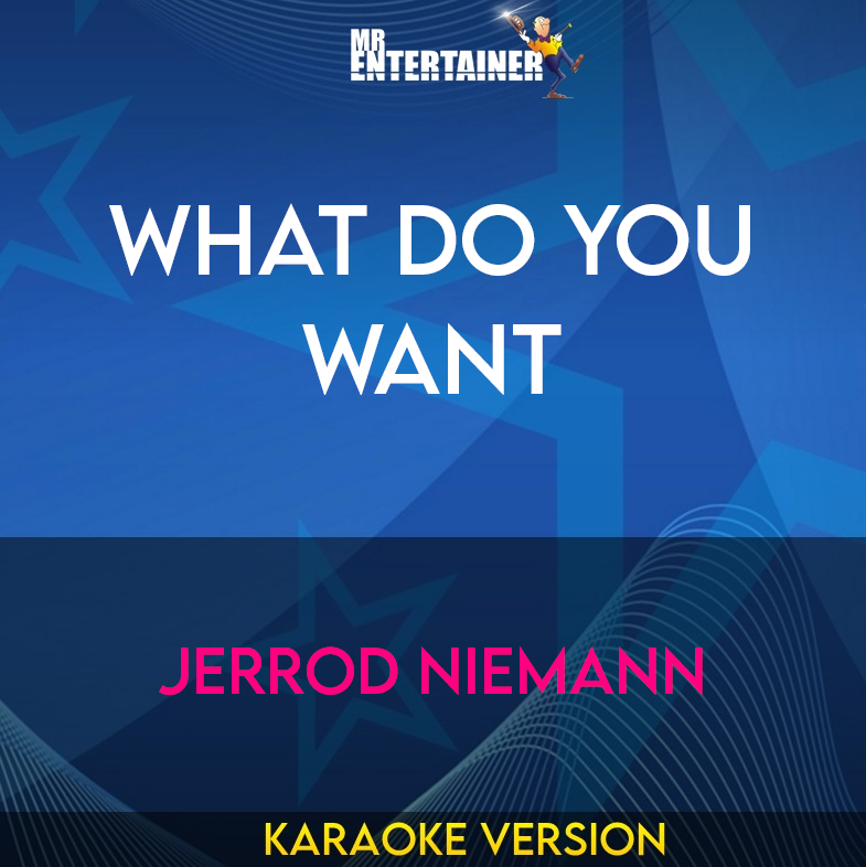 What Do You Want - Jerrod Niemann (Karaoke Version) from Mr Entertainer Karaoke