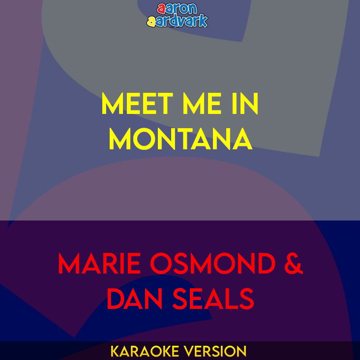 Meet Me In Montana - Marie Osmond & Dan Seals