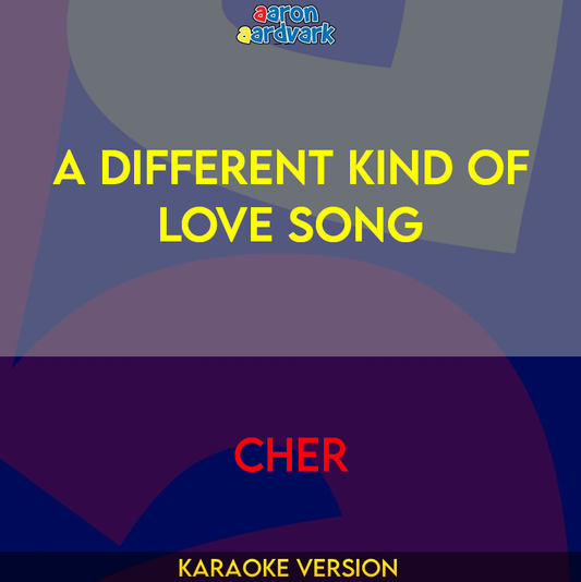 A Different Kind Of Love Song - Cher