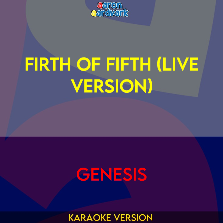 Firth Of Fifth (live version) - Genesis