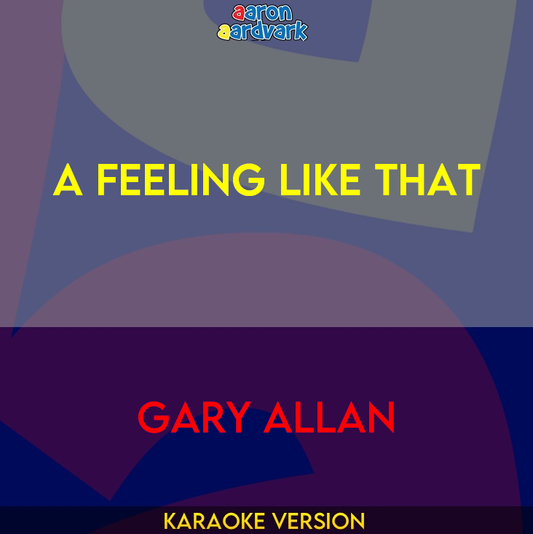 A Feeling Like That - Gary Allan