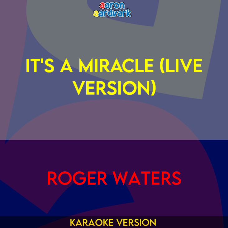 It's A Miracle (live version) - Roger Waters