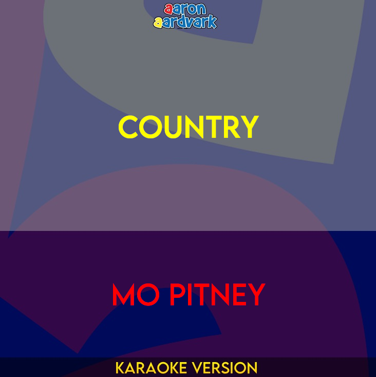 Country - Mo Pitney