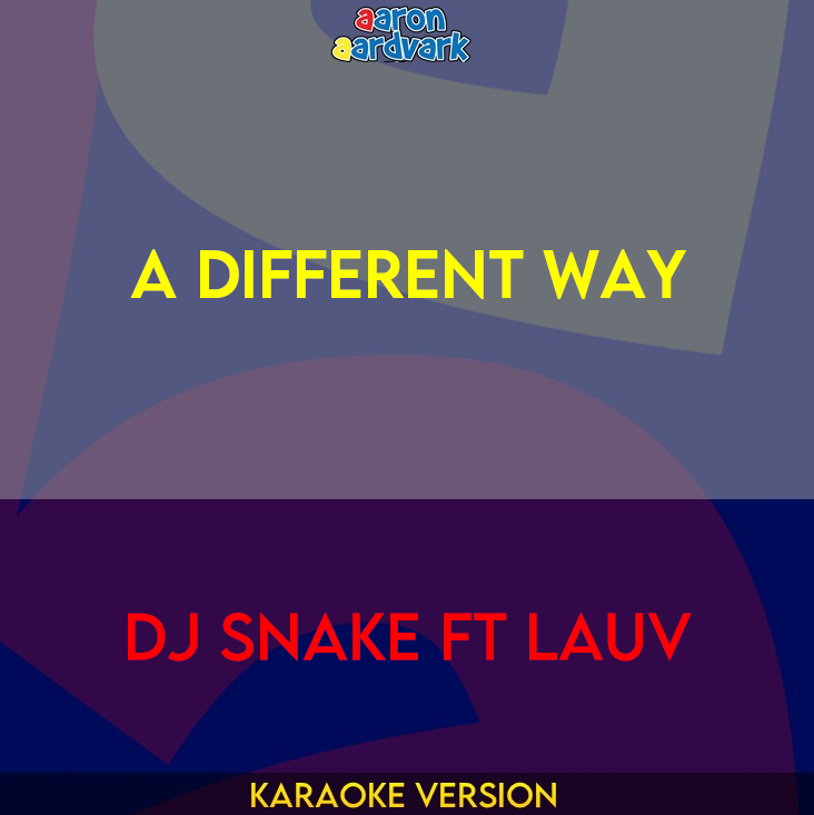 A Different Way - DJ Snake ft Lauv