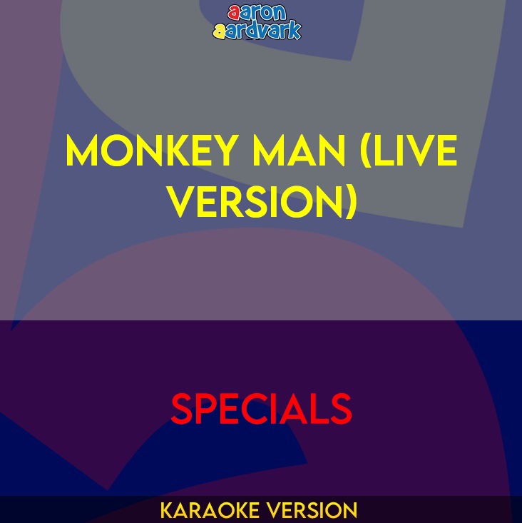 Monkey Man (live version) - Specials