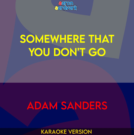 Somewhere That You Don't Go - Adam Sanders