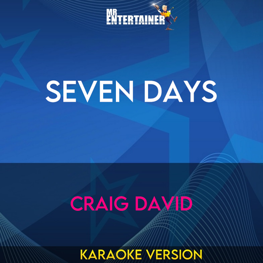 Seven Days - Craig David (Karaoke Version) from Mr Entertainer Karaoke