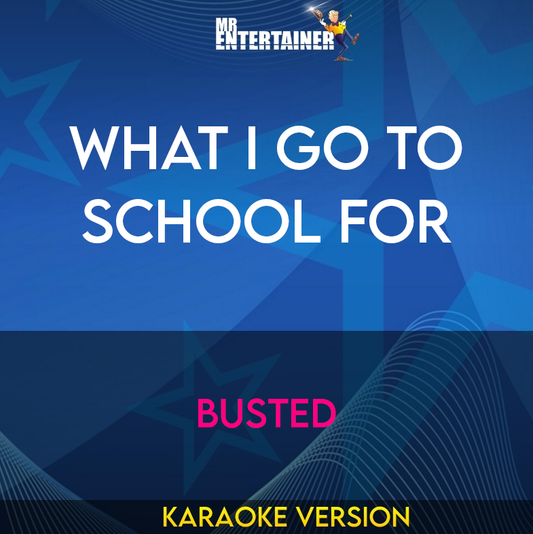 What I Go To School For - Busted (Karaoke Version) from Mr Entertainer Karaoke