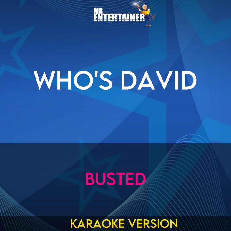 Who's David - Busted (Karaoke Version) from Mr Entertainer Karaoke