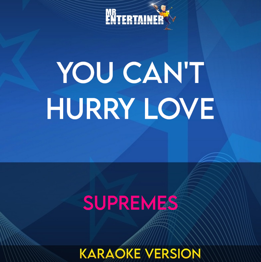 You Can't Hurry Love - Supremes (Karaoke Version) from Mr Entertainer Karaoke