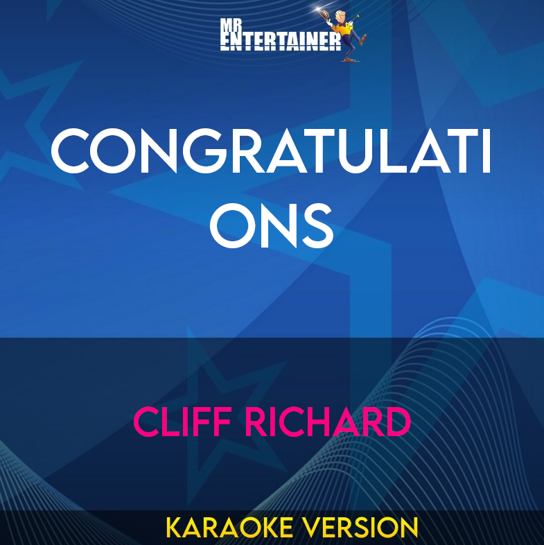 Congratulations - Cliff Richard (Karaoke Version) from Mr Entertainer Karaoke
