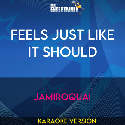 Feels Just Like It Should - Jamiroquai (Karaoke Version) from Mr Entertainer Karaoke