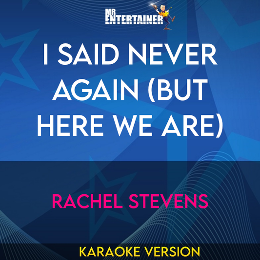 I Said Never Again (But Here We Are) - Rachel Stevens (Karaoke Version) from Mr Entertainer Karaoke