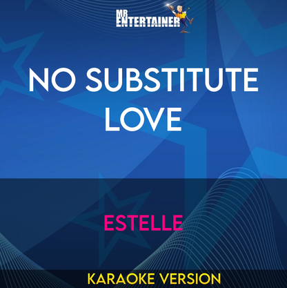 No Substitute Love - Estelle (Karaoke Version) from Mr Entertainer Karaoke