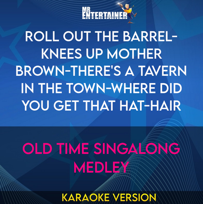 Roll Out The Barrel-knees Up Mother Brown-there's A Tavern In The Town-where Did You Get That Hat-hair - Old Time Singalong Medley (Karaoke Version) from Mr Entertainer Karaoke
