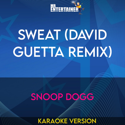 Sweat (david Guetta Remix) - Snoop Dogg (Karaoke Version) from Mr Entertainer Karaoke