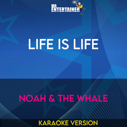 Life Is Life - Noah & The Whale (Karaoke Version) from Mr Entertainer Karaoke