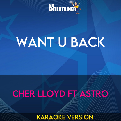 Want U Back - Cher Lloyd Ft Astro (Karaoke Version) from Mr Entertainer Karaoke