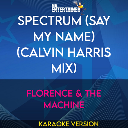 Spectrum (Say My Name) (Calvin Harris Mix) - Florence & the Machine (Karaoke Version) from Mr Entertainer Karaoke