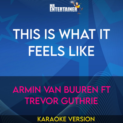 This Is What It Feels Like - Armin van Buuren ft Trevor Guthrie (Karaoke Version) from Mr Entertainer Karaoke