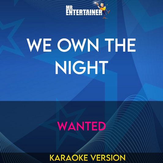 We Own The Night - Wanted (Karaoke Version) from Mr Entertainer Karaoke