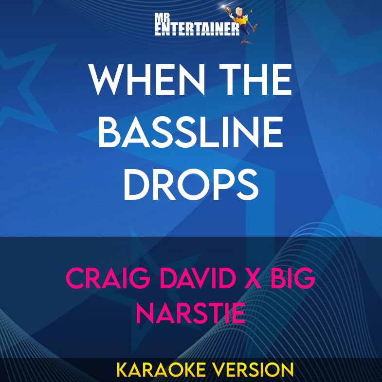 When The Bassline Drops - Craig David x Big Narstie (Karaoke Version) from Mr Entertainer Karaoke