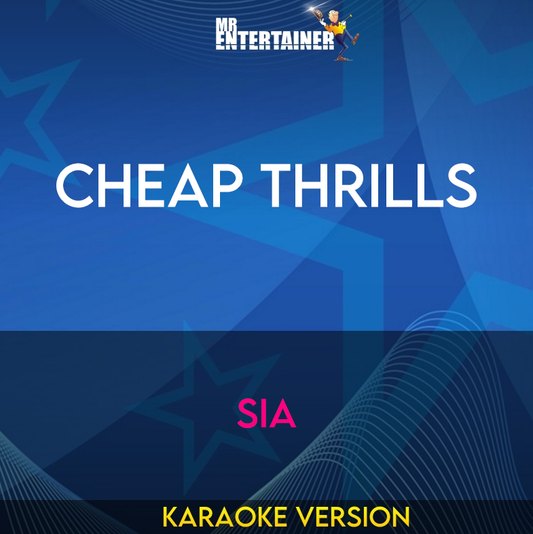 Cheap Thrills - Sia (Karaoke Version) from Mr Entertainer Karaoke