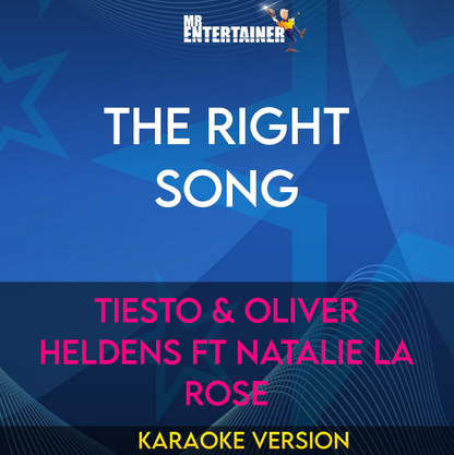 The Right Song - Tiesto & Oliver Heldens ft Natalie La Rose (Karaoke Version) from Mr Entertainer Karaoke