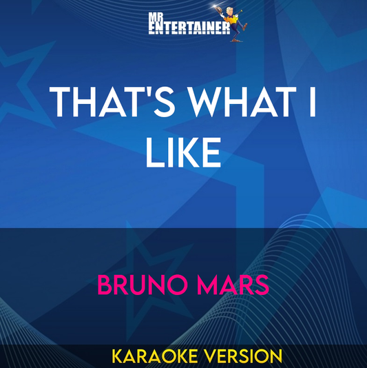 That's What I Like - Bruno Mars (Karaoke Version) from Mr Entertainer Karaoke