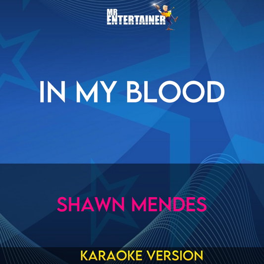 In My Blood - Shawn Mendes (Karaoke Version) from Mr Entertainer Karaoke