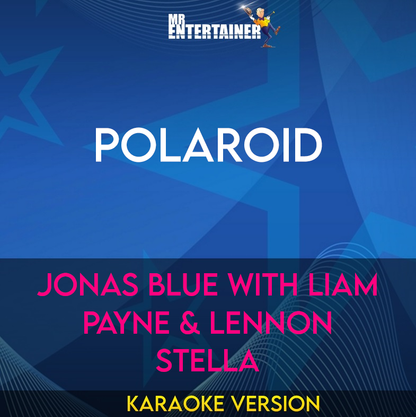 Polaroid - Jonas Blue with Liam Payne & Lennon Stella (Karaoke Version) from Mr Entertainer Karaoke