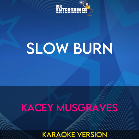 Slow Burn - Kacey Musgraves (Karaoke Version) from Mr Entertainer Karaoke