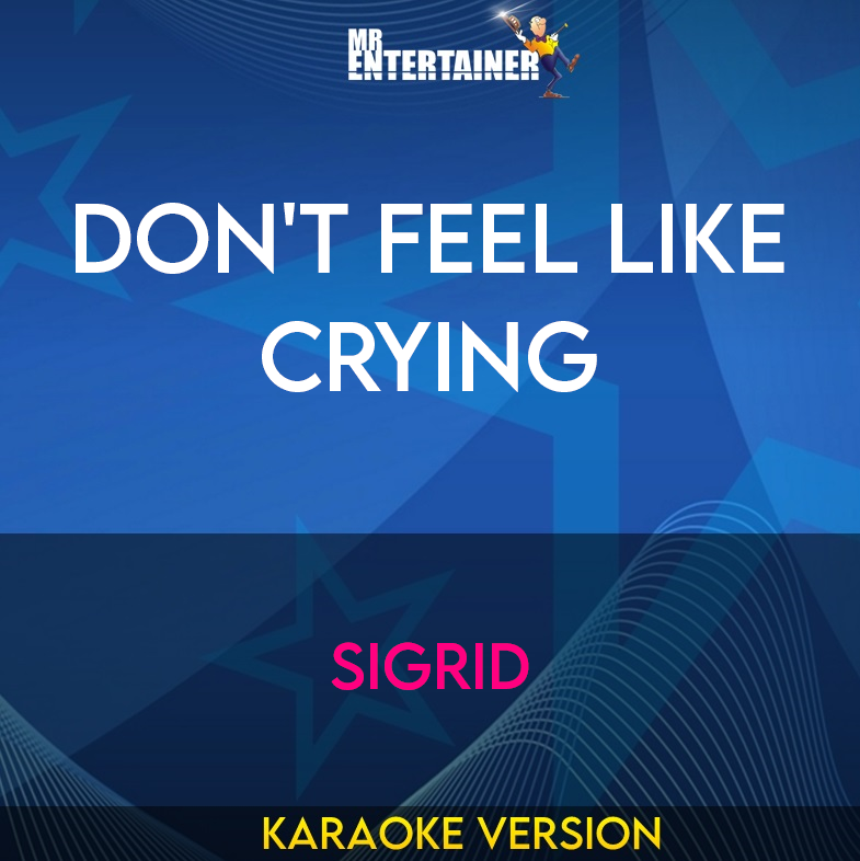 Don't Feel Like Crying - Sigrid (Karaoke Version) from Mr Entertainer Karaoke