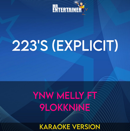223's (explicit) - YNW Melly ft 9lokkNine (Karaoke Version) from Mr Entertainer Karaoke
