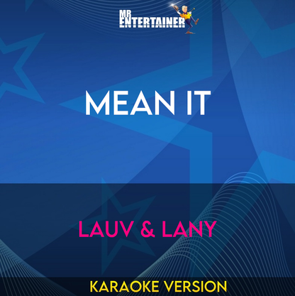 Mean It - Lauv & LANY (Karaoke Version) from Mr Entertainer Karaoke