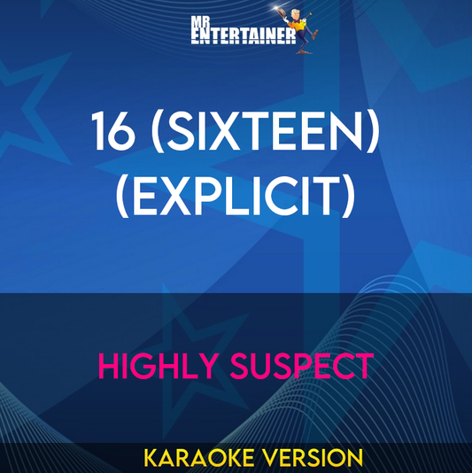 16 (Sixteen) (explicit) - Highly Suspect (Karaoke Version) from Mr Entertainer Karaoke