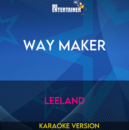 Way Maker - Leeland (Karaoke Version) from Mr Entertainer Karaoke