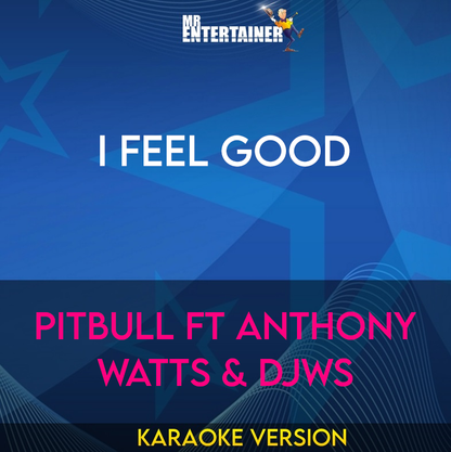 I Feel Good - Pitbull ft Anthony Watts & DJWS (Karaoke Version) from Mr Entertainer Karaoke