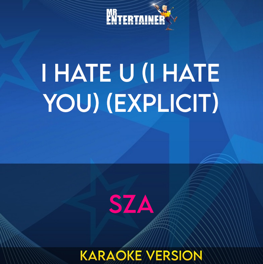 I Hate U (I Hate You) (explicit) - SZA (Karaoke Version) from Mr Entertainer Karaoke