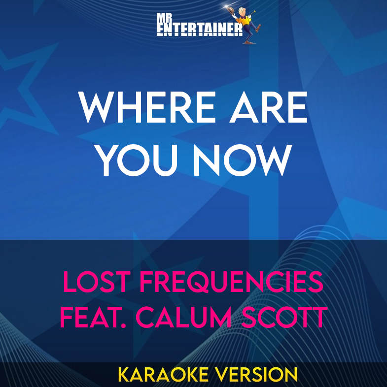 Where Are You Now - Lost Frequencies feat. Calum Scott (Karaoke Version) from Mr Entertainer Karaoke