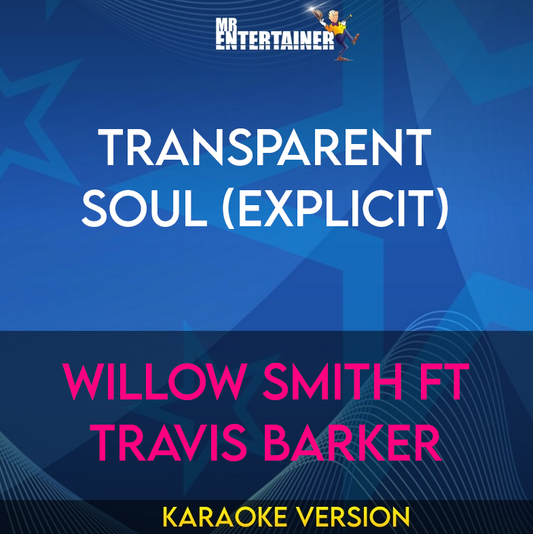 Transparent Soul (explicit) - Willow Smith ft Travis Barker (Karaoke Version) from Mr Entertainer Karaoke