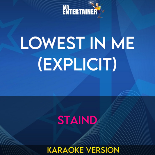Lowest In Me (explicit) - Staind (Karaoke Version) from Mr Entertainer Karaoke