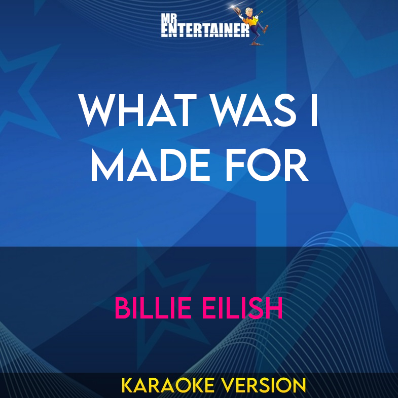 What Was I Made For - Billie Eilish (Karaoke Version) from Mr Entertainer Karaoke