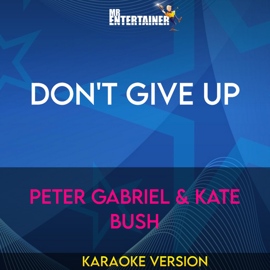 Don't Give Up - Peter Gabriel & Kate Bush (Karaoke Version) from Mr Entertainer Karaoke