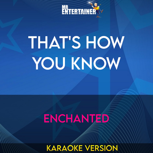 That's How You Know - Enchanted (Karaoke Version) from Mr Entertainer Karaoke