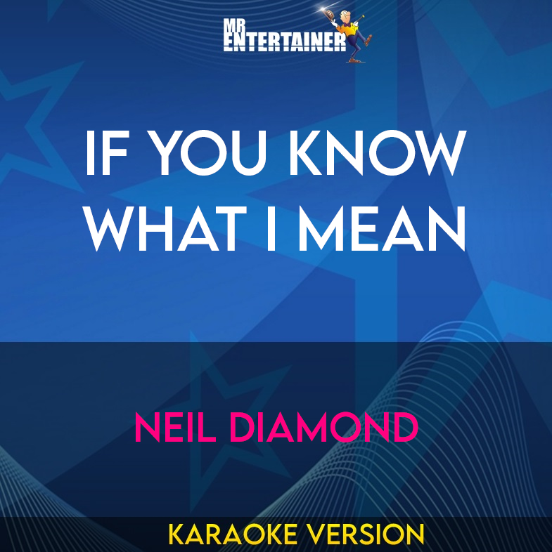 If You Know What I Mean - Neil Diamond (Karaoke Version) from Mr Entertainer Karaoke