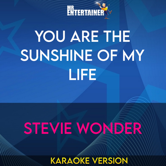 You Are The Sunshine Of My Life - Stevie Wonder (Karaoke Version) from Mr Entertainer Karaoke
