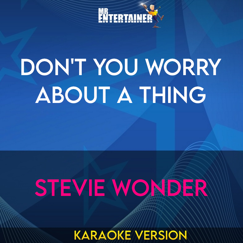 Don't You Worry About A Thing - Stevie Wonder (Karaoke Version) from Mr Entertainer Karaoke