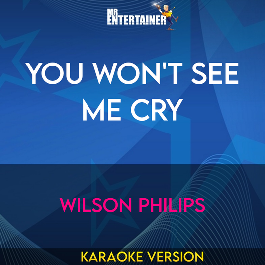 You Won't See Me Cry - Wilson Philips (Karaoke Version) from Mr Entertainer Karaoke